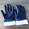 110g 10' nitrile full coated oil resistant safety work gloves